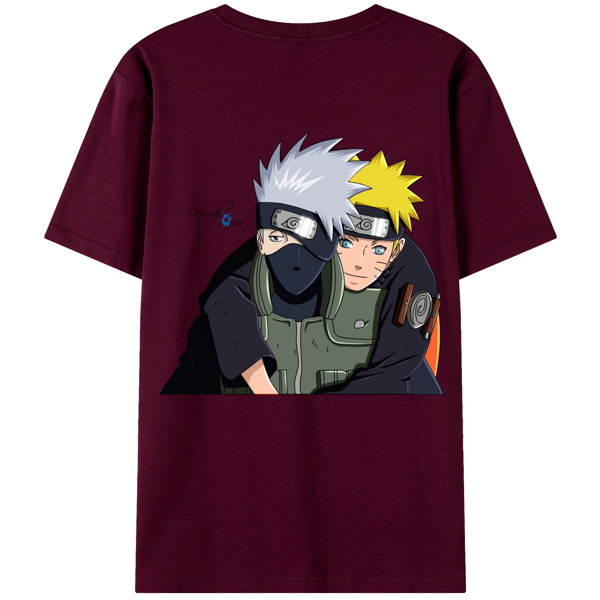 （画像用） NARUTO -ナルト- はたけ カカシ Hatake Kakashi レディース半袖Tシャツ(バックプリント)